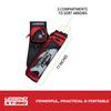 Legend XT320 Archery Quivers - Left Handed Nylon Hip Quivers with 3 Arrow Tube Cases for Target Shooting - Adjustable Waist Belt, T-Slot, Compartments for Accessories, Tools, Release Tab - Red view 3