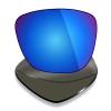 Mryok 6 Pairs Polarized Replacement Lenses for Oakley Hold On Sunglass - Stealth Black/Fire Red/Ice Blue/Silver Titanium/Emerald Green/24K Gold view 4