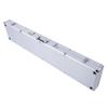 USAStock 135x28x10cm Aluminum New Framed Locking Gun Pistol Handgun Lock Box Hard Storage Carry Case Silver view 1