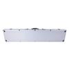 USAStock 135x28x10cm Aluminum New Framed Locking Gun Pistol Handgun Lock Box Hard Storage Carry Case Silver view 2