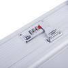 USAStock 135x28x10cm Aluminum New Framed Locking Gun Pistol Handgun Lock Box Hard Storage Carry Case Silver view 3