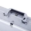 USAStock 135x28x10cm Aluminum New Framed Locking Gun Pistol Handgun Lock Box Hard Storage Carry Case Silver view 4