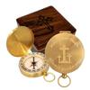 Engraved Brass Compass  Personalized Christian Gift for Baptism, Confirmation, Pastor Appreciation  Religious Faith Keepsake for Son from Mom and Dad or Grandson from Grandparents (MYF Comp+Box) view 1
