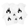 Natural Underwear Family Trip #1 Castle V Neck T Shirts Magic Kingdom Family Matching Tees Men Women Youth White T-Shirts Girls Medium view 1