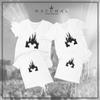 Natural Underwear Family Trip #1 Castle V Neck T Shirts Magic Kingdom Family Matching Tees Men Women Youth White T-Shirts Girls Medium view 3