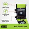 LEGEND XT420 Arrow Quiver - Quiver Arrow Holder, Archery Quiver with 3 Arrow Tube, Durable Nylon Hip Quivers with Multiple Pockets for Archery Accessories, Score Card & Tools - Left Handed, Green view 3