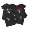 Natural Underwear Family Trip #1 Ears with Stars V Neck T Shirts Magic Kingdom Family Matching Tees Men Women Youth Black T-Shirts Kids Boys 3T view 1
