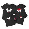 Natural Underwear Family Trip #1 Ears with Hearts V Neck T Shirts Magic Kingdom Family Matching Tees Men Women Youth Black T-Shirts Boys Large view 1