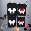 Natural Underwear Family Trip #1 Ears with Hearts V Neck T Shirts Magic Kingdom Family Matching Tees Men Women Youth Black T-Shirts Boys Large view 2