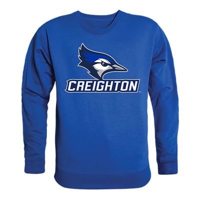 Creighton University College Crewneck Tee T-Shirt - Royal, Large