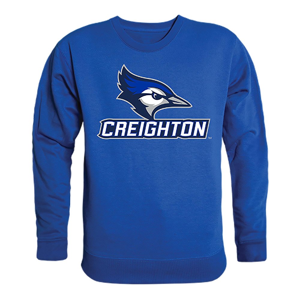 Creighton University College Crewneck Tee T-Shirt - Royal, Large