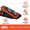Legend XT320 Archery Quivers - Left Handed Nylon Hip Quivers with 3 Arrow Tube Cases for Target Shooting - Adjustable Waist Belt, T-Slot, Compartments for Accessories, Tools, Release Tab - Orange view 4