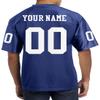 Custom Football Replica Team Jersey (XXX-Large, Royal Blue) view 2