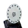 Lucky golf marker with clover leaf handmade and ready to personalize view 1