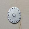 Lucky golf marker with clover leaf handmade and ready to personalize view 3