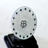 Lucky golf marker with clover leaf handmade and ready to personalize view 4