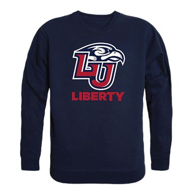 Liberty Flames NCAA College Crewneck Sweater - Large, Navy