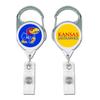 Wincraft NCAA Kansas Jayhawks Badge HolderPremium Retractable Badge Holder, Team Colors, One Size view 1