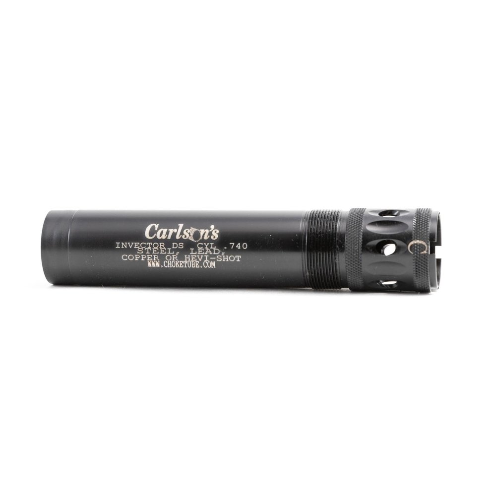 Carlsons Choke Tubes 12 Gauge for Browning Invector DS [ Cylinder | 0.740 Diameter ] Stainless Steel | Ported Sporting Clays Choke Tube | Made in USA