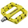 RockBros Lightweight Mountain Bike Pedals Nylon Fiber Bicycle Platform Pedals for BMX MTB 9/16" (Green) view 1