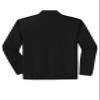 SPORT-TEK Unisex PosiCharge RacerMesh Long Sleeve Polo Black view 3