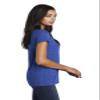 District Women's Medal V-Neck Tee. DT664 S Deep Royal view 2