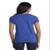 District Women's Medal V-Neck Tee. DT664 S Deep Royal view 3