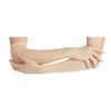 YEAHDOR Women's Ultra-thin Sheer Mesh Golves Transparent Full Finger Opera Evening Party Mittens Elbow Length Nude One Size view 4