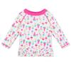 Toddler/Baby Girls Rash Guard Swimsuit Long Sleeve 2 Piece Swim Bottoms Set UPF 50+ 2-3T view 2