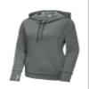SPORT-TEK Women's PosiCharge Tri-Blend Wicking Fleece Hooded Pullover, Dark Grey Heather, X-Large view 2