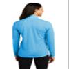 SPORT-TEK Women's PosiCharge Tri-Blend Wicking 1/4-Zip Pullover LST407, Pond Blue Heather, XX-Large view 3