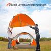 BISINNA 2/4 Person Camping Tent Lightweight Backpacking Tent Waterproof Windproof Two Doors Easy Setup Double Layer Outdoor Tents for Family Camping Hunting Hiking Mountaineering Travel view 3