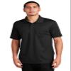 SPORT-TEK Unisex PosiCharge RacerMesh Pocket Polo Black view 1