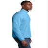 SPORT-TEK PosiCharge Tri-Blend Wicking 1/4-Zip Pullover ST407, Pond Blue Heather, Medium view 2
