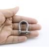 heyous 6pcs 1/5 Inch 5mm Screw Pin Anchor Shackle Stainless Steel Heavy Duty Bow Shape Load Clamp for Chains Wirerope Lifting Paracord Outdoor Camping Survival Rope Bracelets view 2
