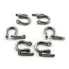 heyous 6pcs 1/5 Inch 5mm Screw Pin Anchor Shackle Stainless Steel Heavy Duty Bow Shape Load Clamp for Chains Wirerope Lifting Paracord Outdoor Camping Survival Rope Bracelets view 4