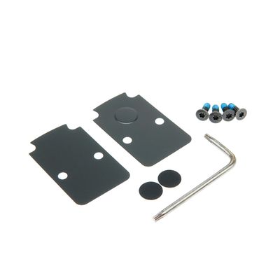 DPP Titanium Mounting Kit/Anti Flicker Sealing Plate Kit for Trijicon RMR Fit Glock MOS and Springfield OSP Models (Black Gen1)