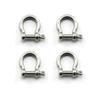Heyous 4pcs 1/4 Inch 6mm Screw Pin Anchor Shackle Stainless Steel Heavy Duty Bow Shape Load Clamp for Chains Wirerope Lifting Paracord Outdoor Camping Survival Rope Bracelets view 1