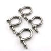 Heyous 4pcs 1/4 Inch 6mm Screw Pin Anchor Shackle Stainless Steel Heavy Duty Bow Shape Load Clamp for Chains Wirerope Lifting Paracord Outdoor Camping Survival Rope Bracelets view 4