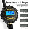AZUNO Digital Bicycle Tire Inflator Gauge with Auto-Select Valve Type - Presta and Schrader Air Compressor Tool view 3