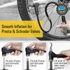 AZUNO Digital Bicycle Tire Inflator Gauge with Auto-Select Valve Type - Presta and Schrader Air Compressor Tool view 4