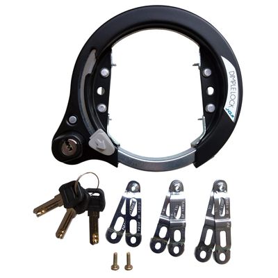 J&C JC-055CLB BK Dimple Ring Lock, Black