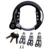 J&C JC-055CLB BK Dimple Ring Lock, Black view 1