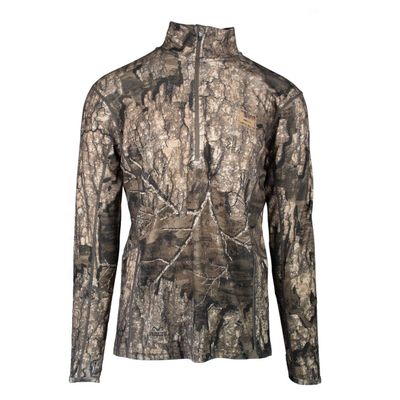 Base Wool 1/4 Zip Pullover-180 Gram-Timber-Small
