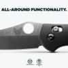 Benchmade - Griptilian Outdoor EDC Knife, Sheepsfoot Blade with Black Grivory Handle (550-S30V) view 3