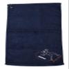 Custom Embroidered Football Towels, Wholesale Football Cooling Towels - Quaterback - 10PK Navy CE6900Football S3 view 2