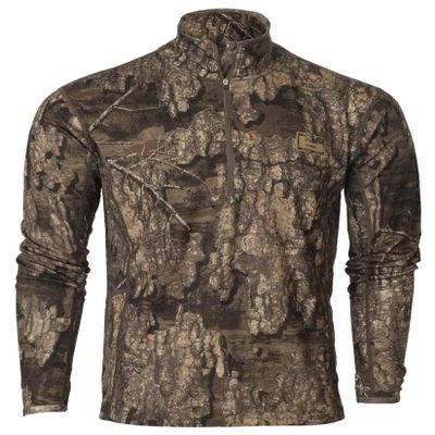 Base Wool 1/4 Zip Pullover-230 Gram-Timber-XL