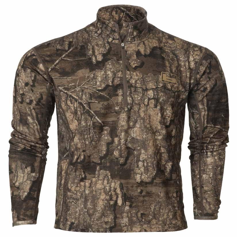Base Wool 1/4 Zip Pullover-230 Gram-Timber-XL