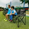 QUICKPLAY PRO Portable Folding Bench  Available in 4, 6, and 9 Seats & 6-Seat Shelter | Heavy-Duty, Fast Set-Up Seating for Sports, Camping, and Outdoor Activities view 2
