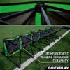 QUICKPLAY PRO Portable Folding Bench  Available in 4, 6, and 9 Seats & 6-Seat Shelter | Heavy-Duty, Fast Set-Up Seating for Sports, Camping, and Outdoor Activities view 4